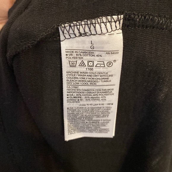 Old Navy T-Shirt Dress Black - Picture 4 of 4